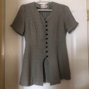 Vintage Krizia Gingham Top!